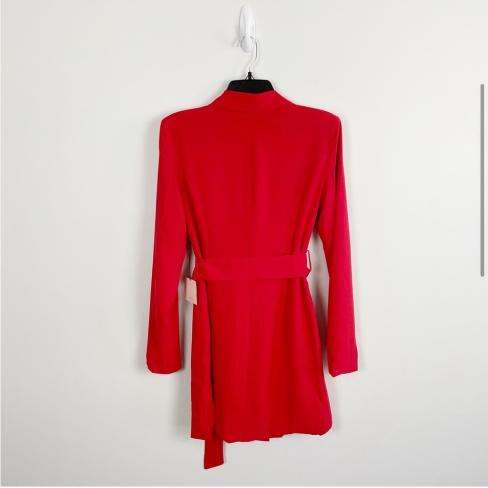 superdown Joan Belted Blazer Dress Red Mini - Picture 5 of 12